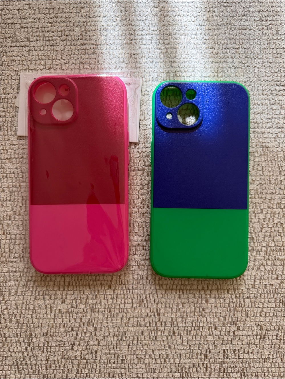 iPhone 15 Case Set - Colorblock Protective Cover